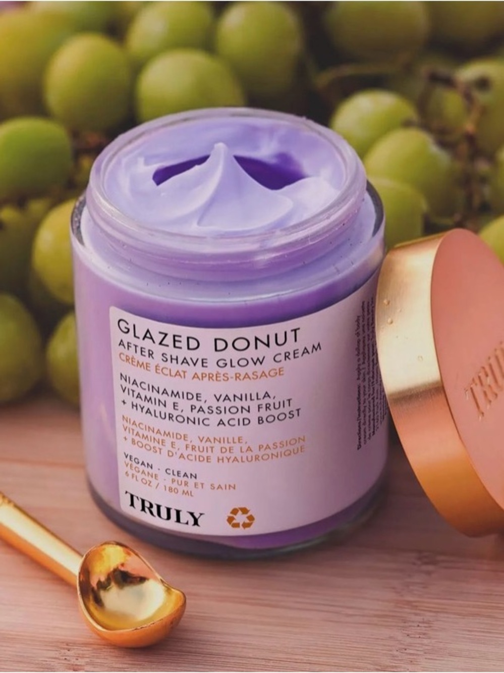 TRULY Glazed Donut After Shave Glow Cream 6oz